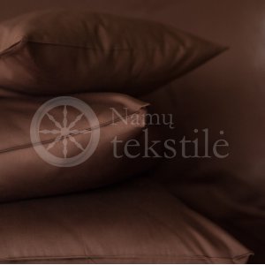 Satin pillowcase 40x60 (brown)